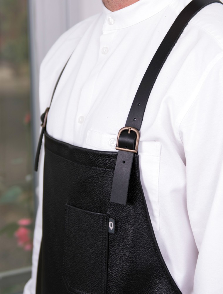 Delantal All Leather Negro Delantal All Leather Negro