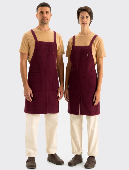Delantal Tone Long Claret