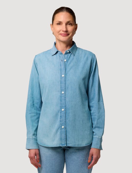 Camisa Denim Light Mujer 