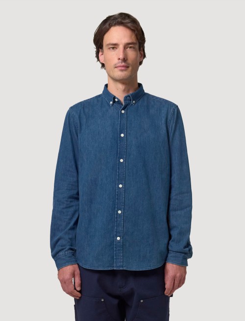 Camisa Denim Dark Hombre