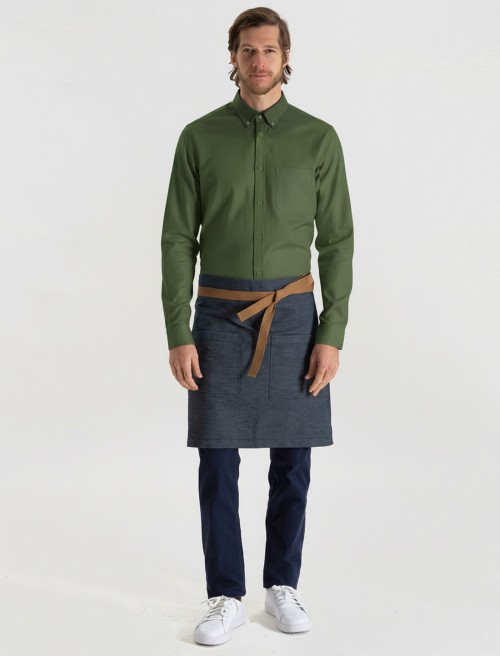 Delantal Midi Denim Azul