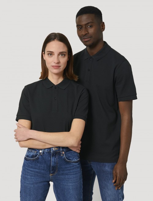 Polo MC Negro Unisex