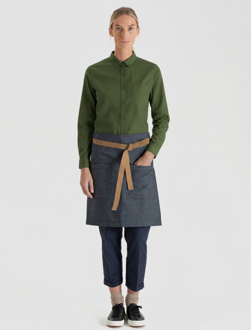 Delantal Midi Denim Azul