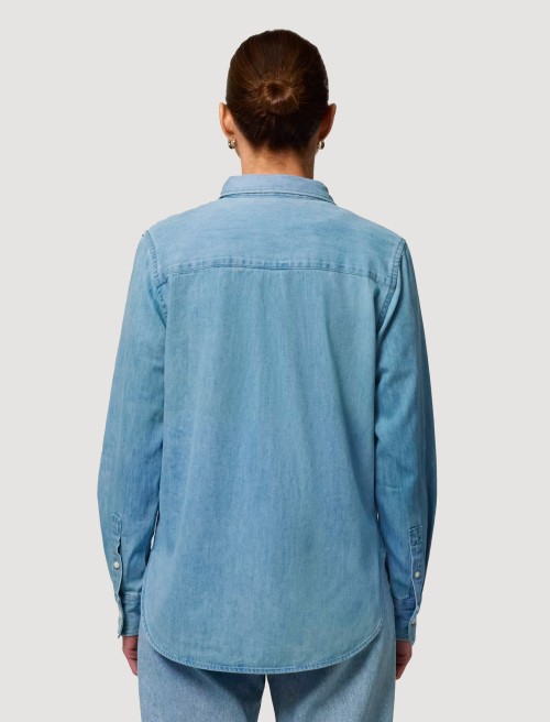 Camisa Denim Light Mujer 