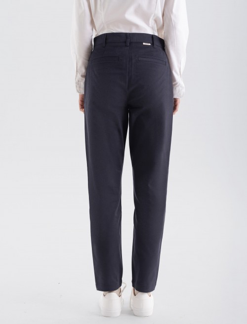 Pantalón Chino Mujer Navy