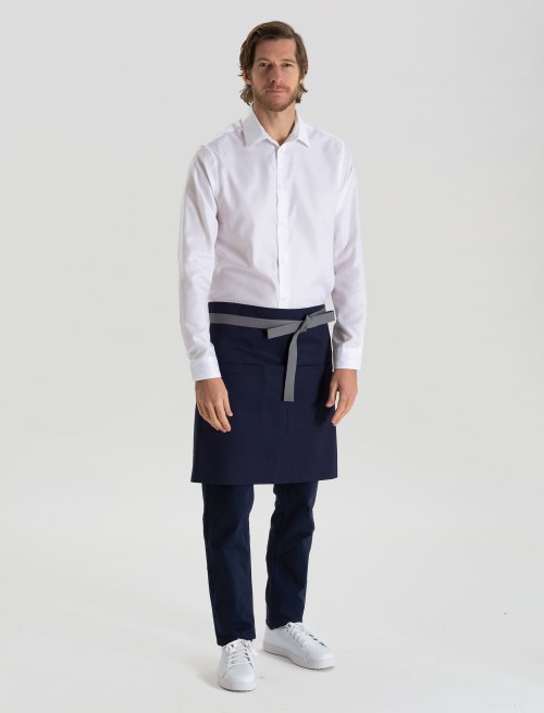 Delantal Midi Azul