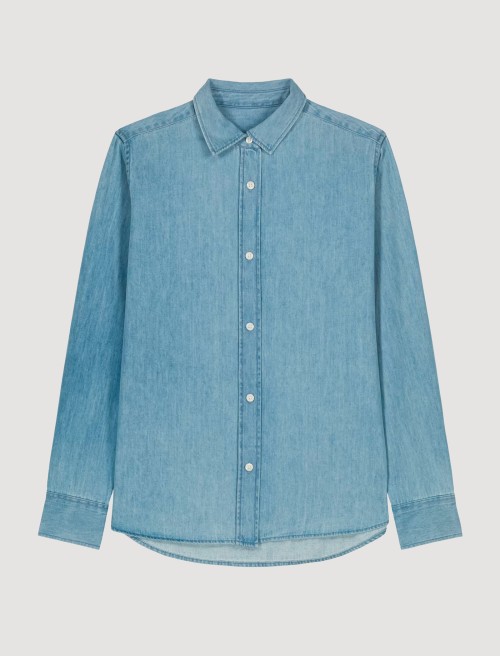 Camisa Denim Light Mujer 