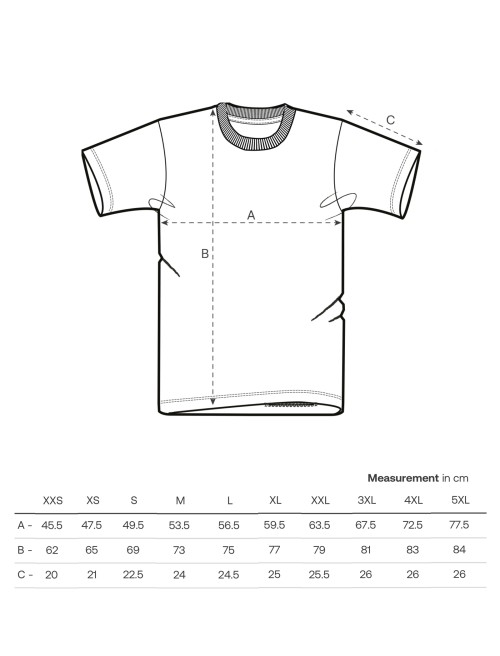 Sizing Camiseta Unisex Anthracite