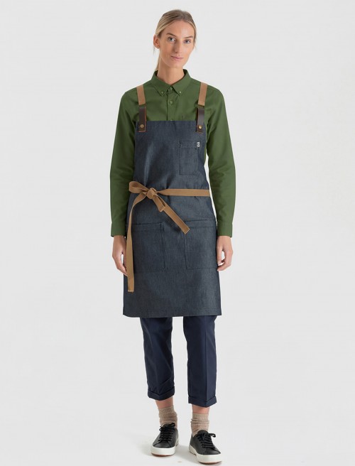 Delantal Garbo Denim Azul