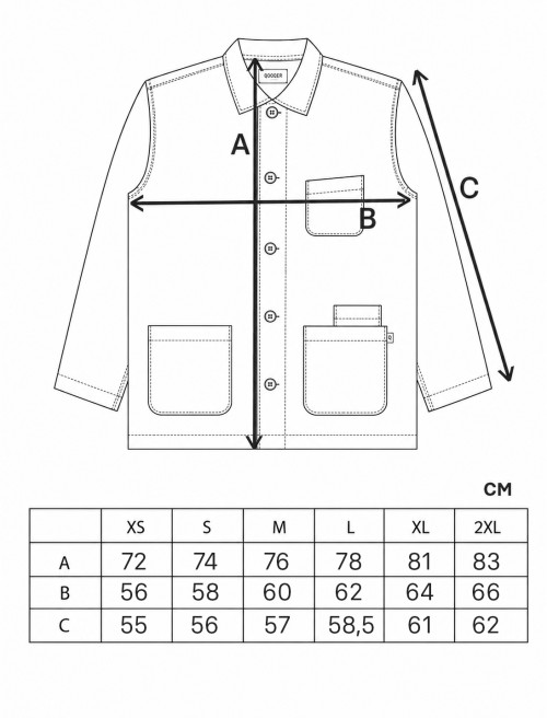 Sizing Chaqueta Maker Midnight