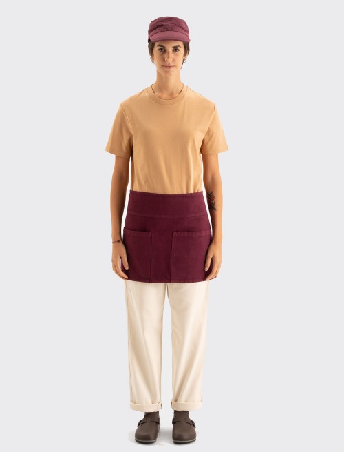 Delantal Tone Short Claret