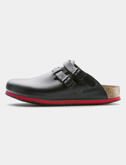 Birkenstock Kay SL Negro/Rojo