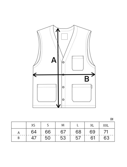Sizing Chaleco Unity Blue