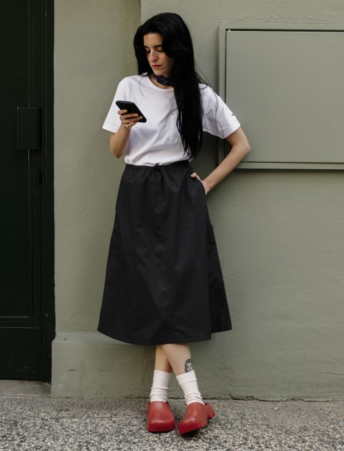 Falda Ripstop Brunt Black