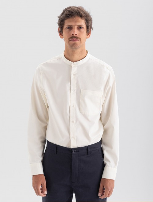 Camisa Mao Hombre - Ecru