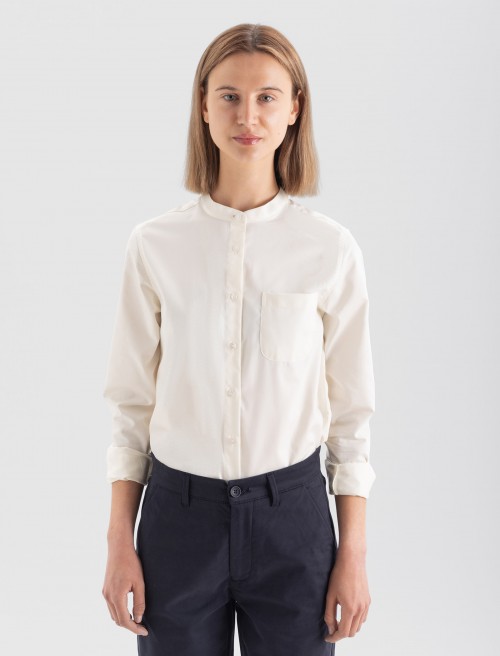 Camisa Mao Mujer - Ecru