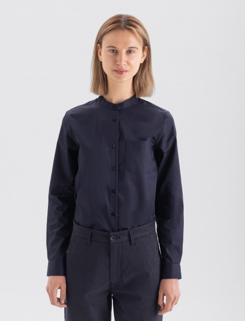 Camisa Mao Mujer - Navy
