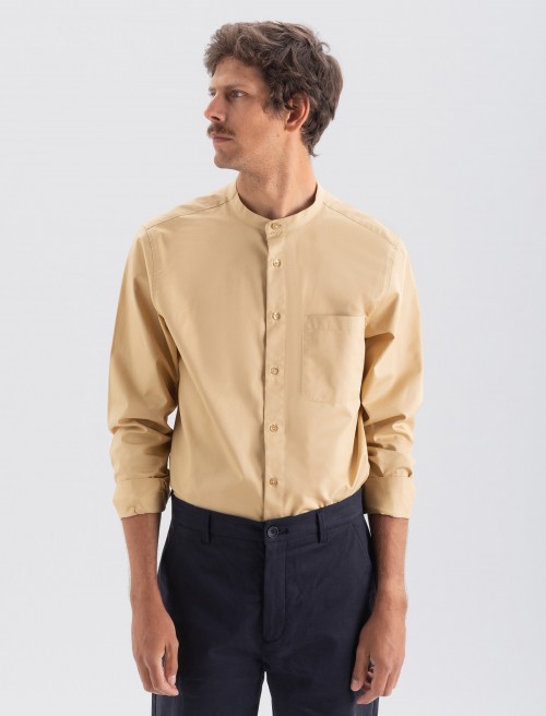 Camisa Mao Hombre - Sand