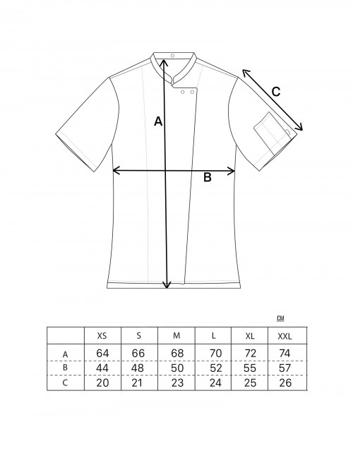 Sizing Chaquetilla Cargo Mujer Blanca