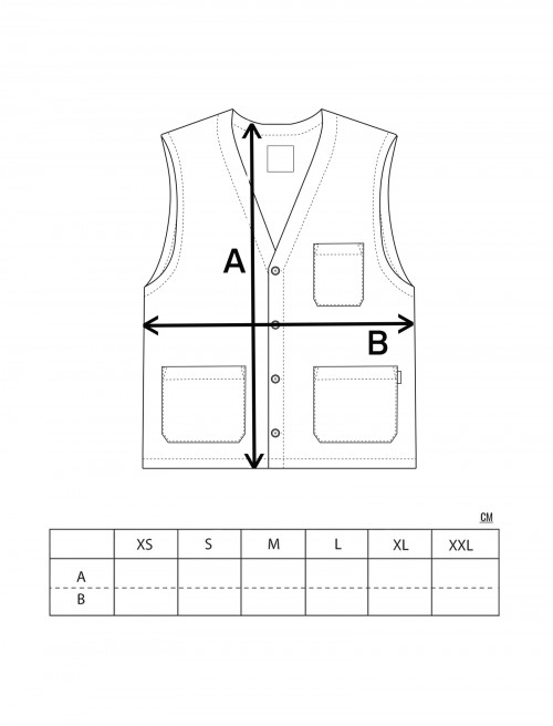 Sizing Chaleco Unity Army