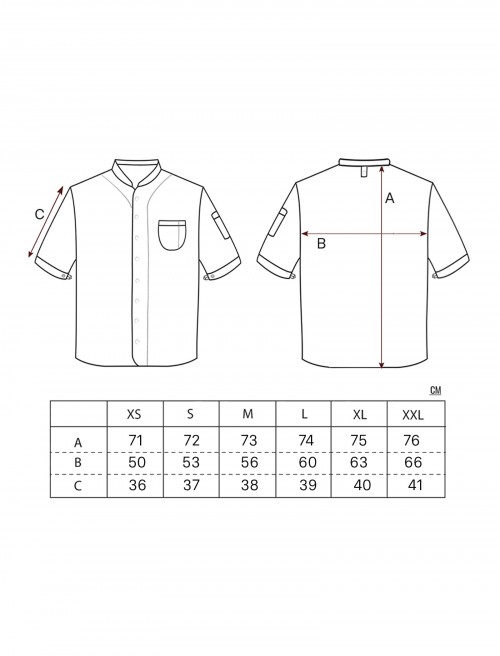 Sizing Chaquetilla Dixon Army