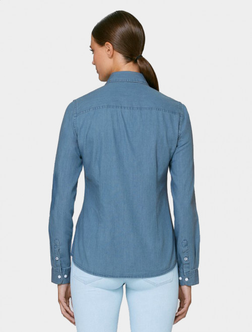 Camisa Denim Light Mujer 