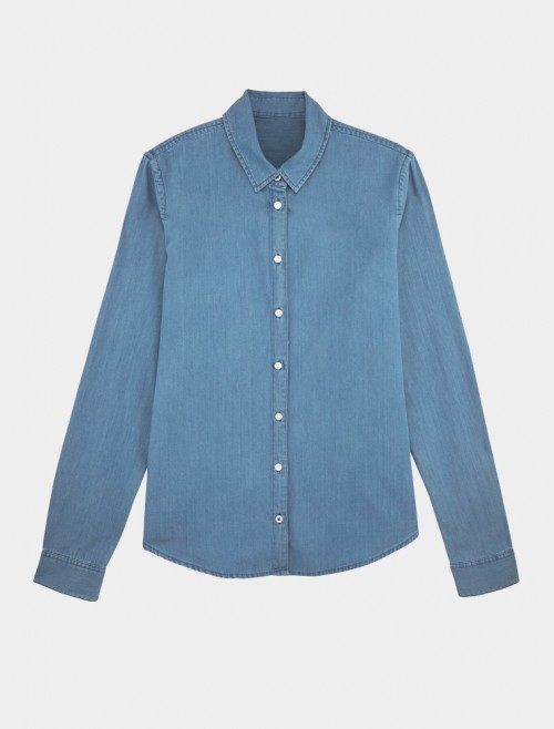 Camisa Denim Light Mujer 