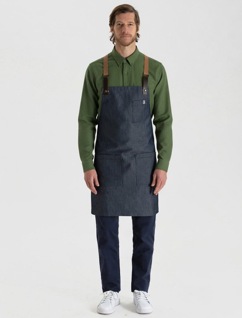 Delantal Garbo Denim Azul