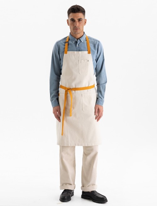 Delantal Loom Long Mustard