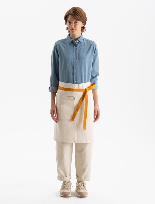 Delantal Loom Short Mustard