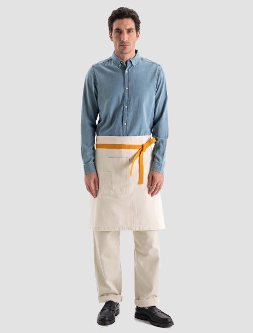 Delantal Loom Short Mustard