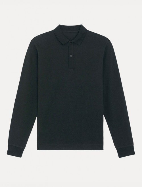 Polo ML Negro Unisex 