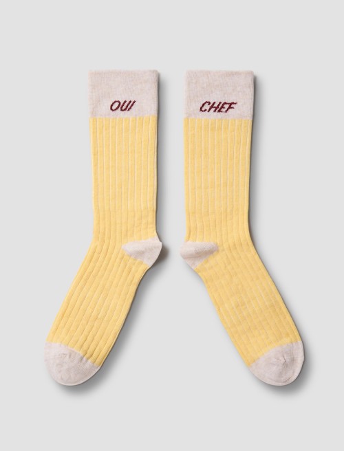 Oui Chef Socken - Yellow