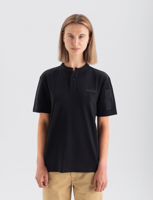 Polo Lacey Unisex - Negro