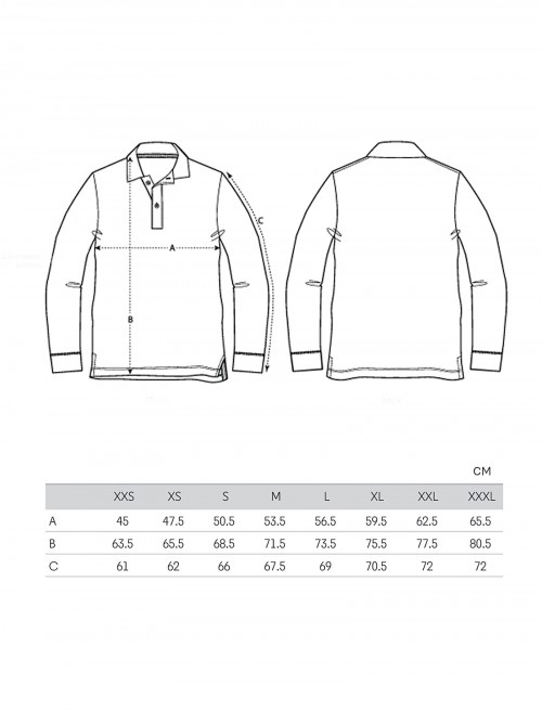 Sizing Polo ML Heather Grey Unisex