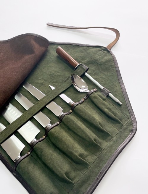 Bolsa Roller Cuchillos Verde