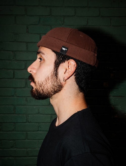 Gorro Skull Marrón