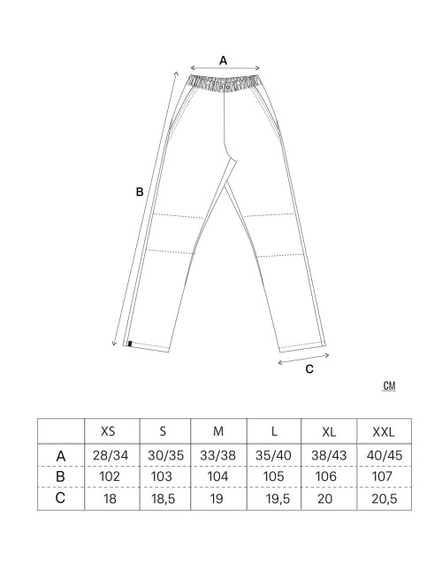 Sizing Pantalón Supply Chef Negro