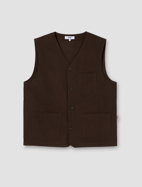 Chaleco Track Brown