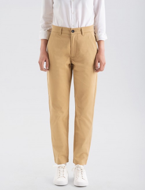 Pantalón Chino Mujer Sand