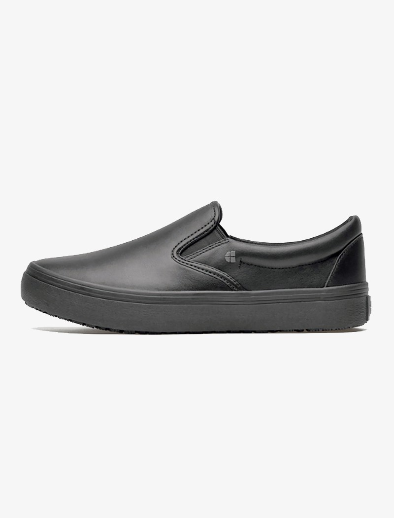 Scarpe slip-on da lavoro nere Scarpe slip-on da lavoro nere