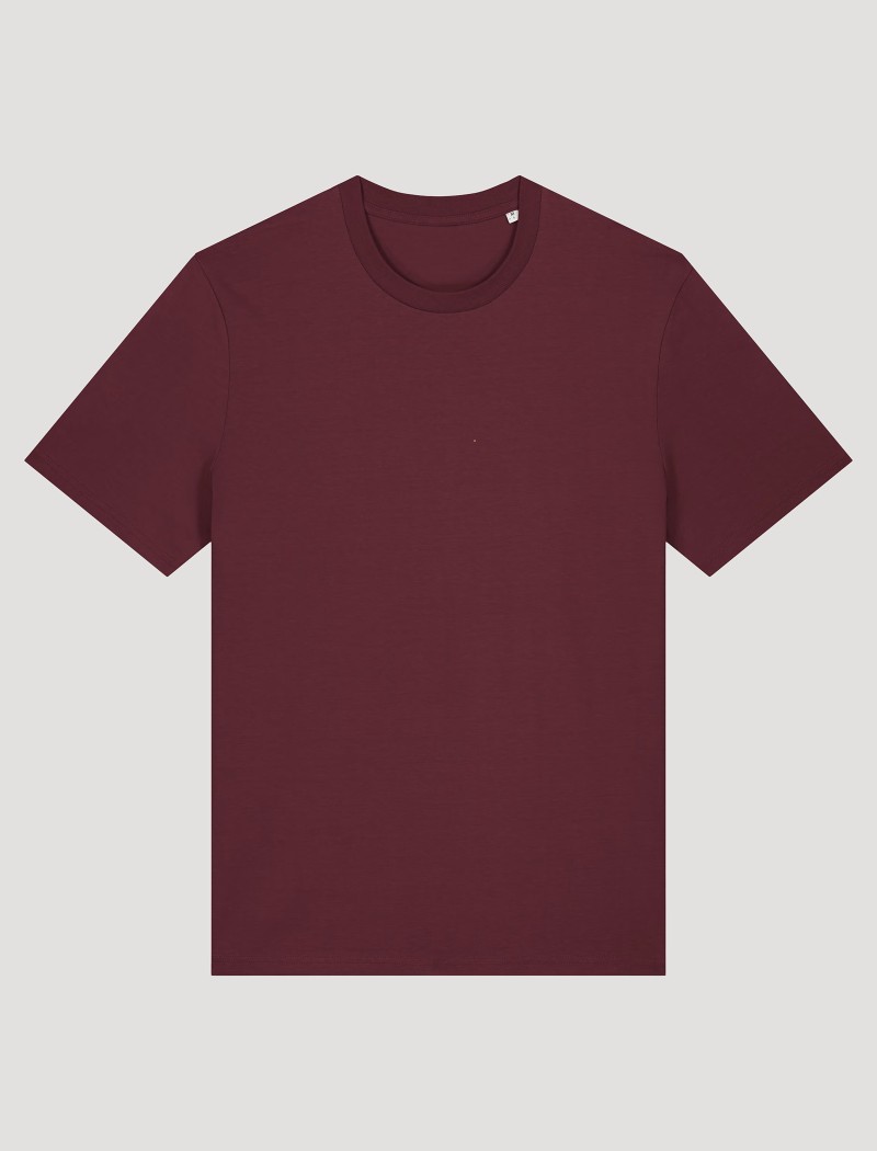 Camiseta unisex de color burdeos Camiseta unisex de color burdeos