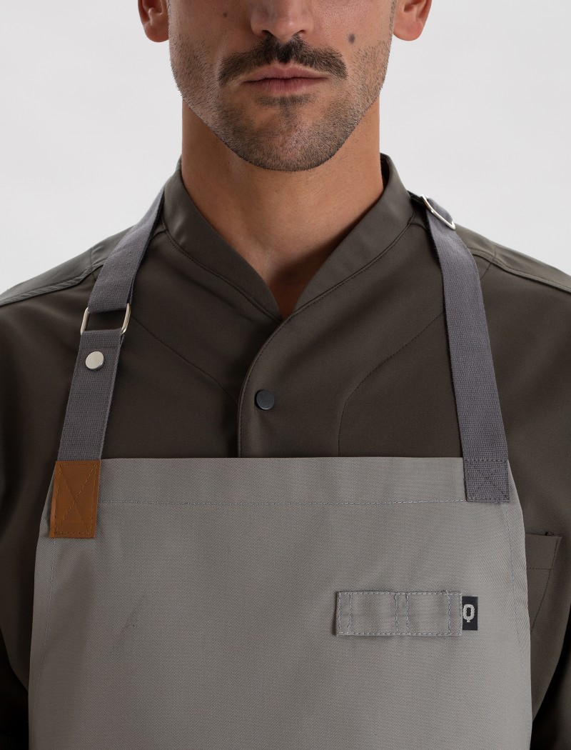 gris7 Delantal Clipper Gris