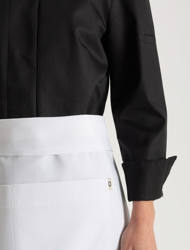 DELANTAL FRANCES WHITE-3 Delantal Lang Blanco