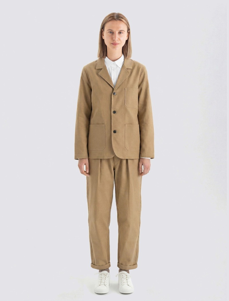 Americana unisex arena de botones Americana unisex arena de botones y estilo informal