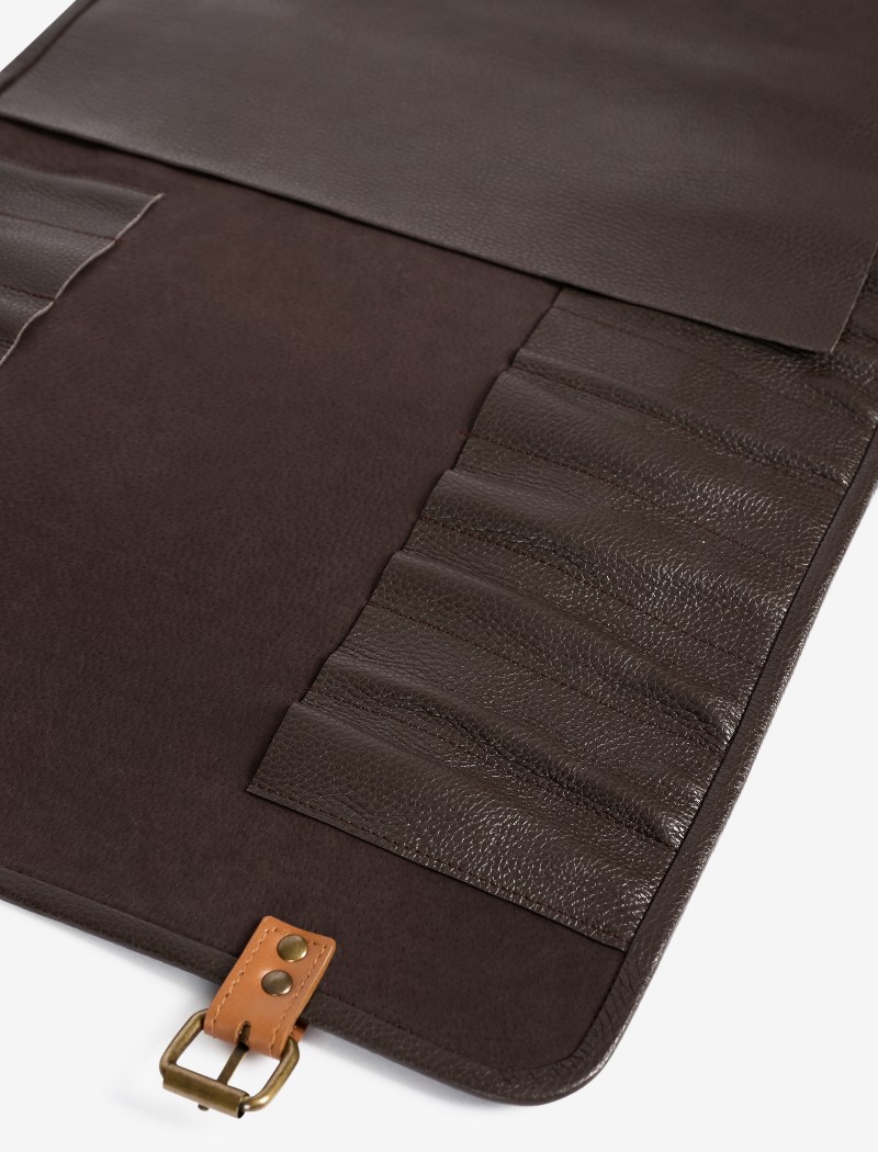 7 Bolsa Cuchillos Piel