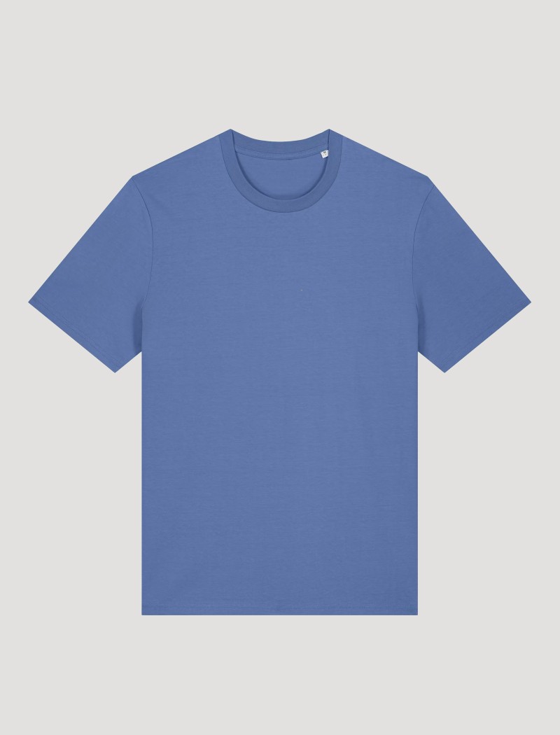 Camiseta azul brillante unisex Camiseta azul brillante unisex en algodón orgánico