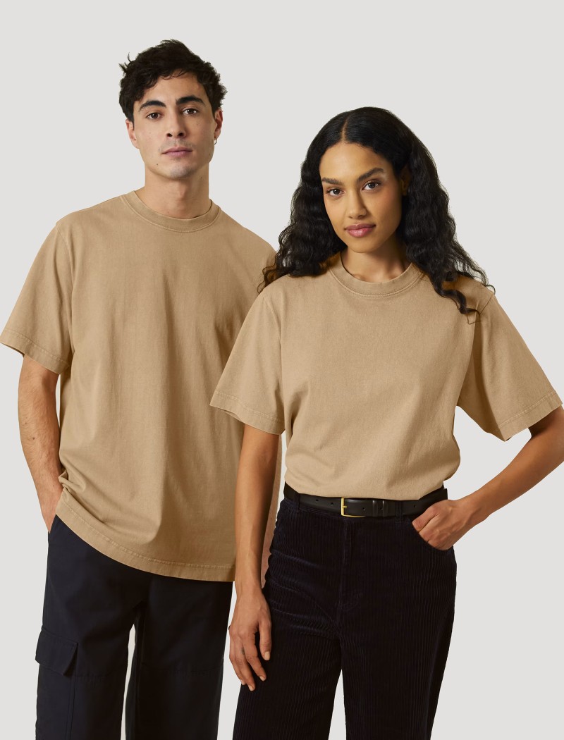 T-shirt vintage crème unisexe
T-shirt vintage crème unisexe en coton biologique