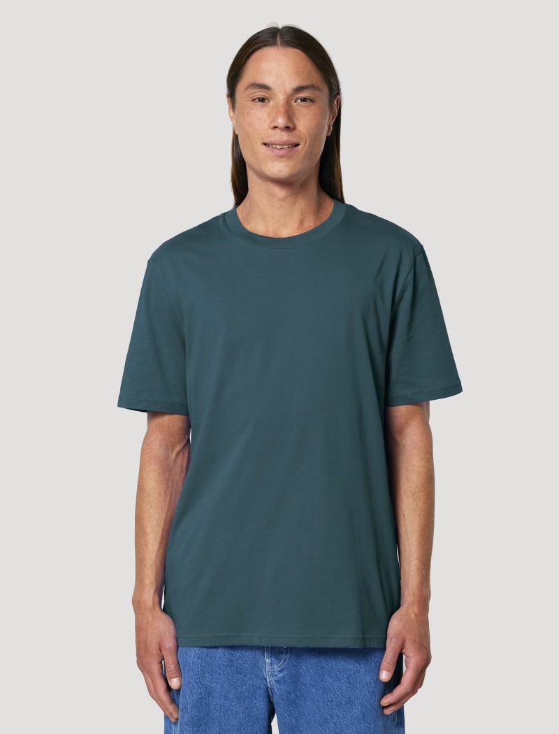 Camiseta verde oscuro unisex Camiseta verde oscuro unisex en algodón orgánico