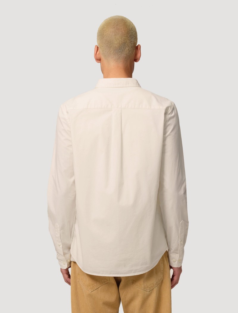 2 Camisa Popelín Hombre Cream